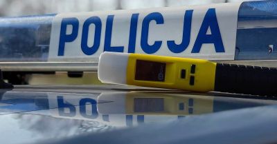 Nietrzeźwa 31-latka uderzyła autem w słup i znak drogowy